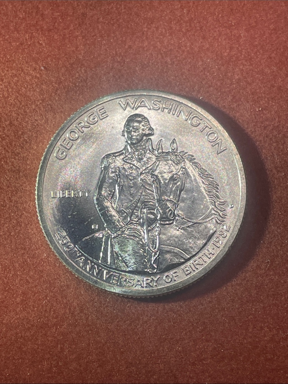 1982 Washington Half Dollar 250th Anniversary 90% Silver